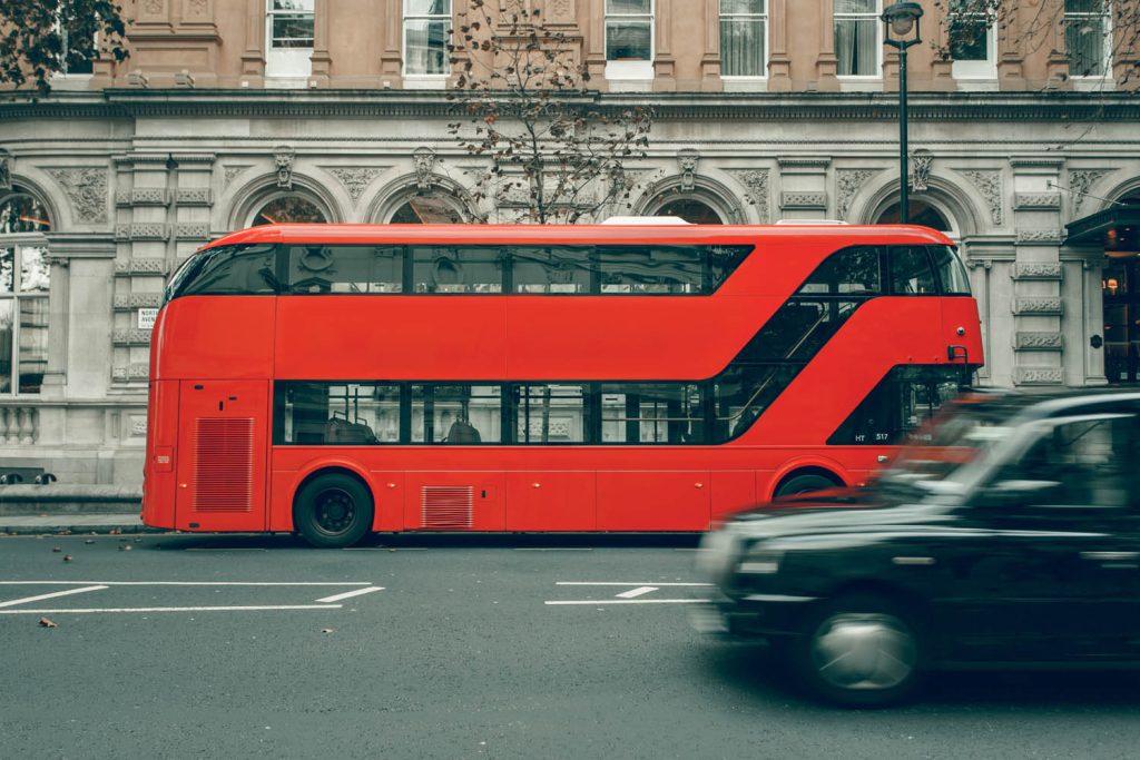 Red London bus
