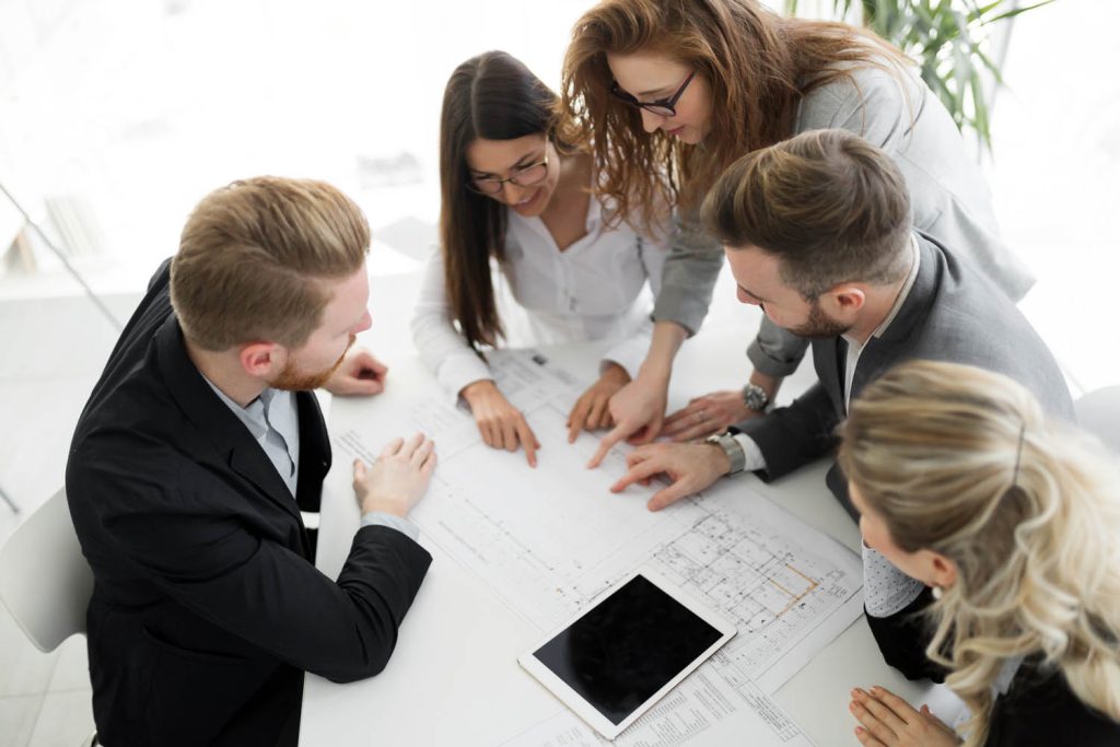 Project management meeting