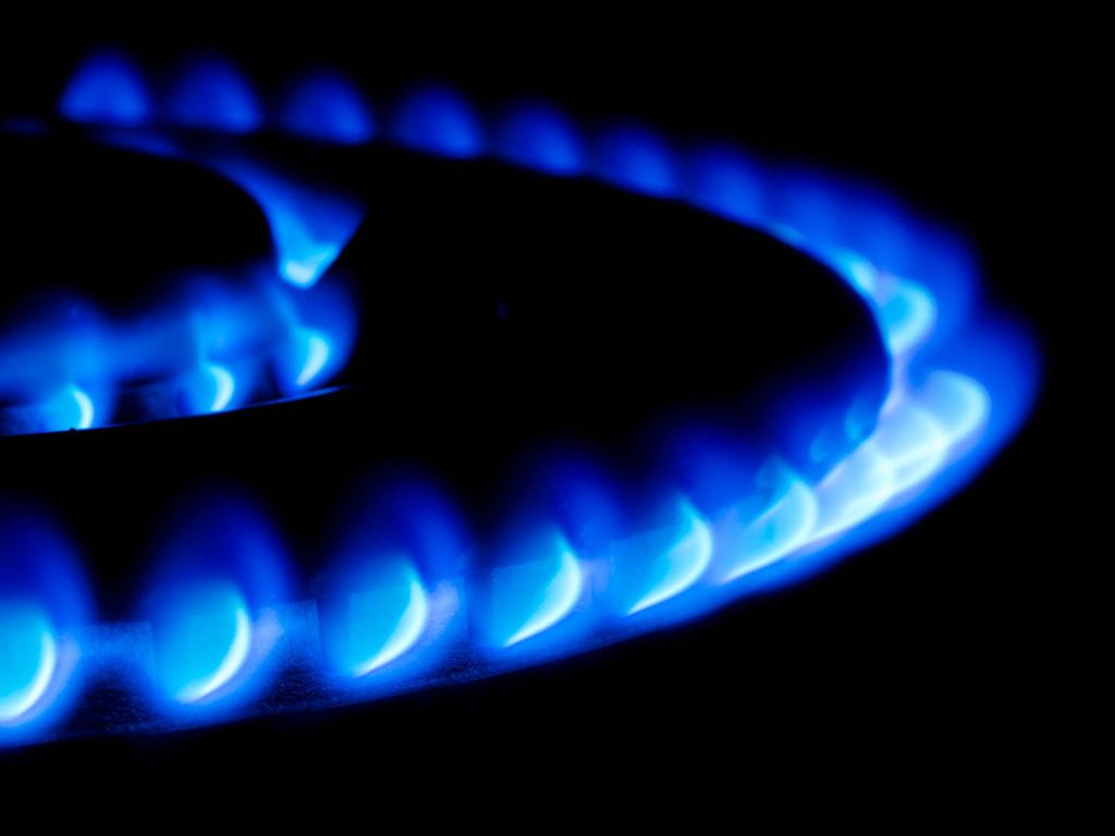 Gas flames
