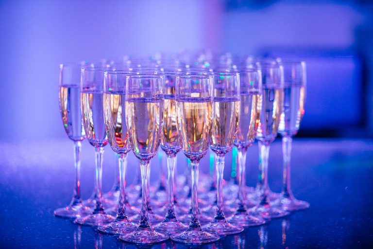 Champagne glasses