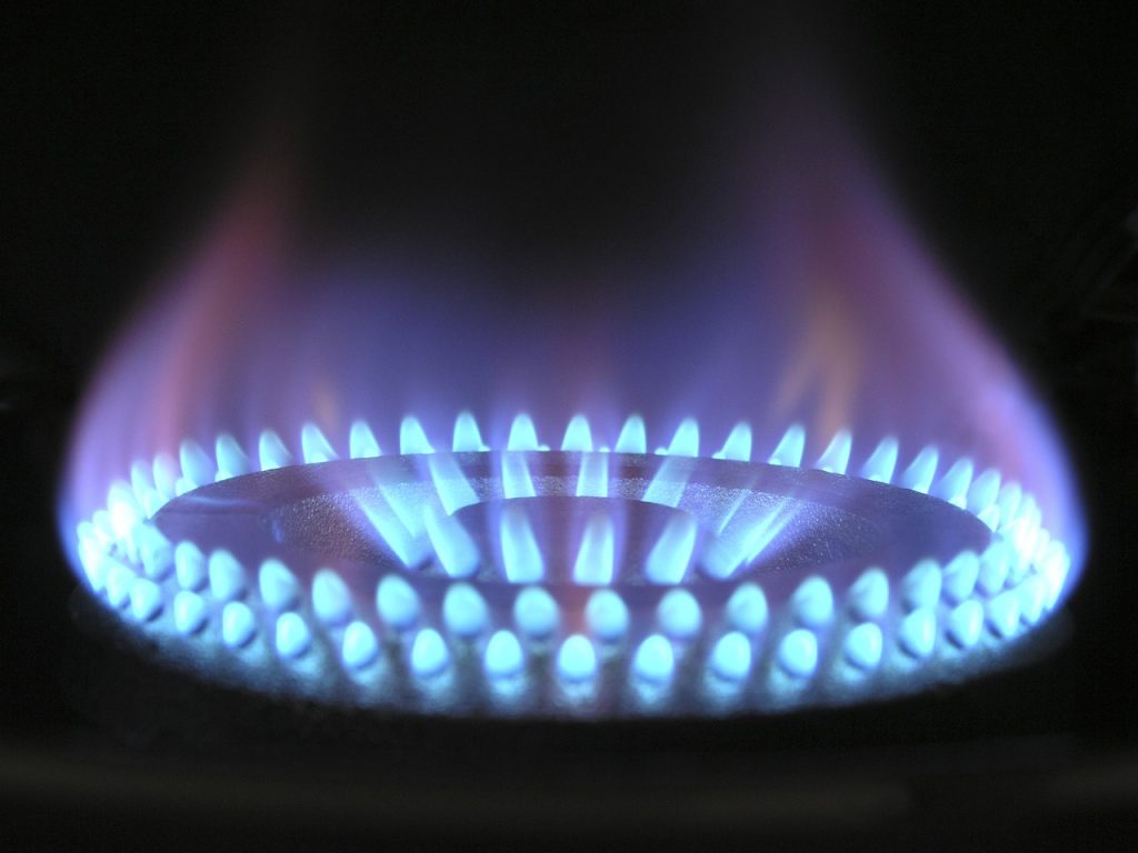 Ring of gas flames
